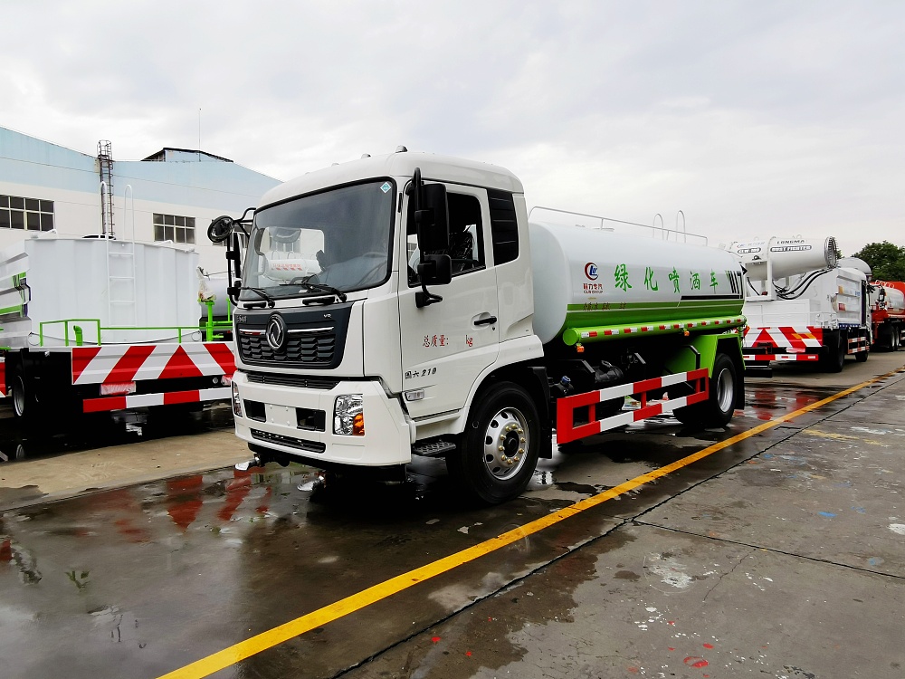 東風天錦綠化噴灑抑塵車國六12立方/30-40米霧炮